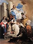The Virgin with Six Saints by Giovanni Battista Tiepolo